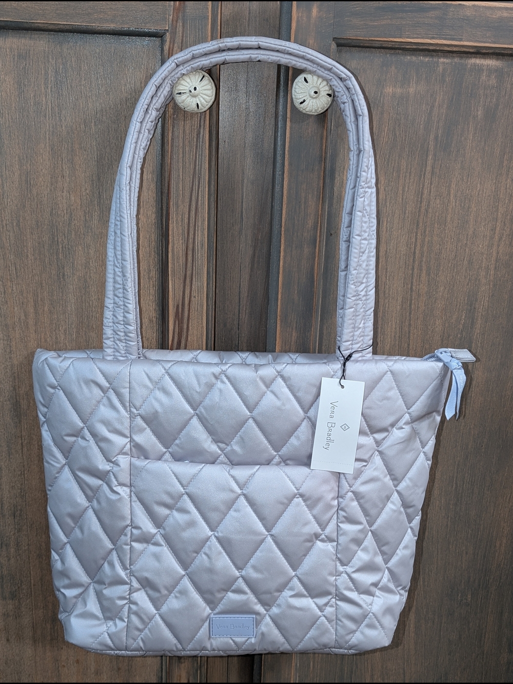 Vera Bradley Quilted Light Lavender Tote